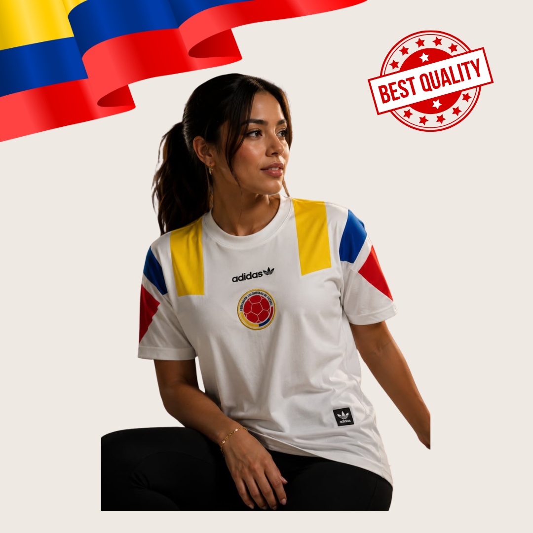 Camiseta Colombia 2026 🤍 Icónica Premium 💛💙❤️ (Unidades limitadas)