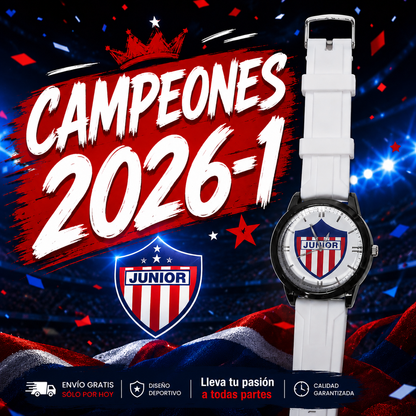 Reloj Junior ⭐ Edición Campeones 🦈🤍❤️💙 (Stock Limitado)