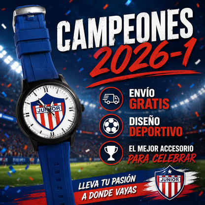 Reloj Junior ⭐ Edición Campeones 🦈🤍❤️💙 (Stock Limitado)