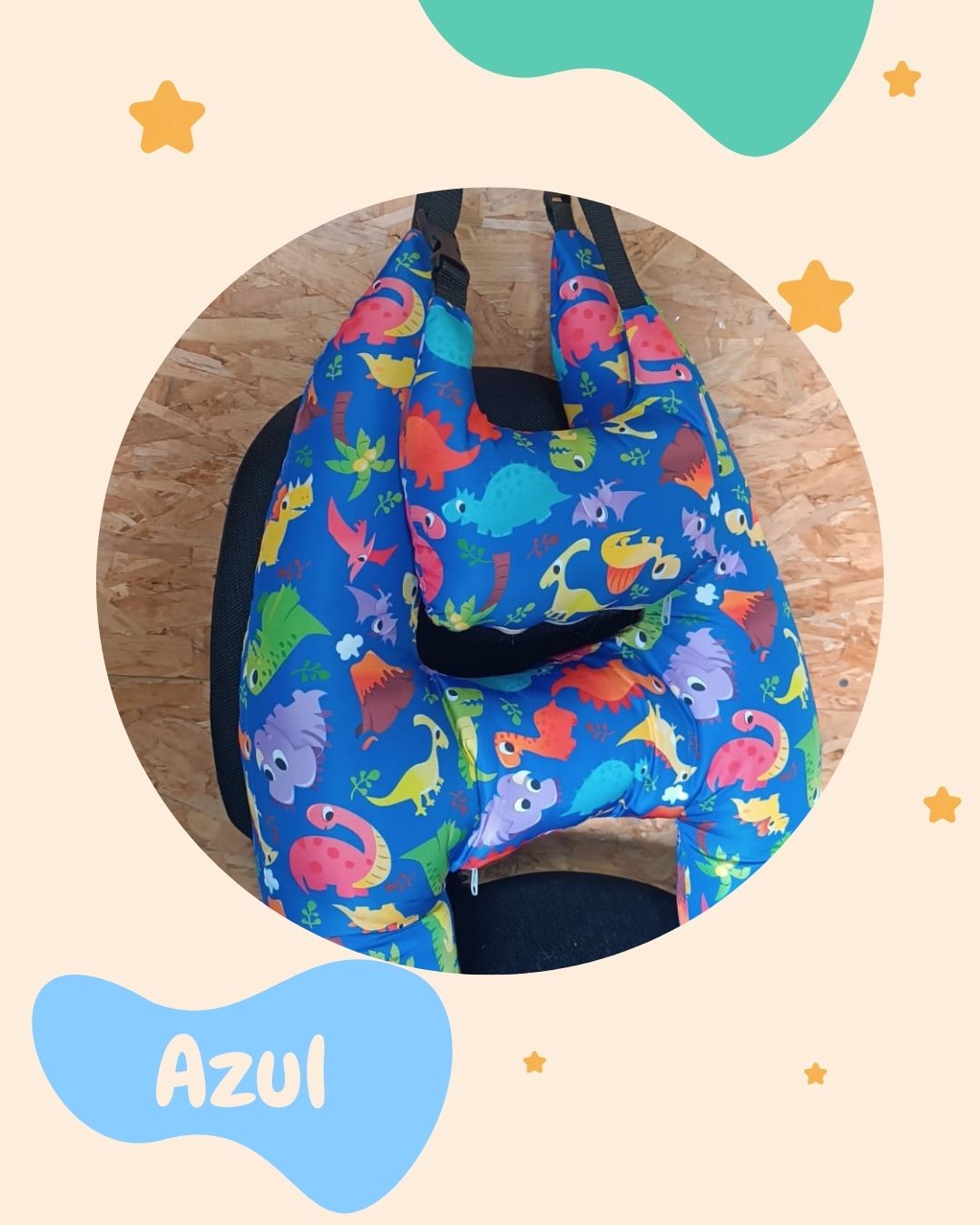 Sistema Anti-Cabeceo Infantil para Carro 🚗DreamTrip Kids🌙 (Soporte cuerpo completo)