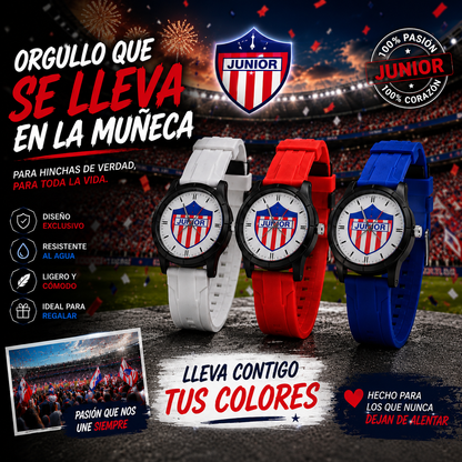 Reloj Junior ⭐ Edición Campeones 🦈🤍❤️💙 (Stock Limitado)
