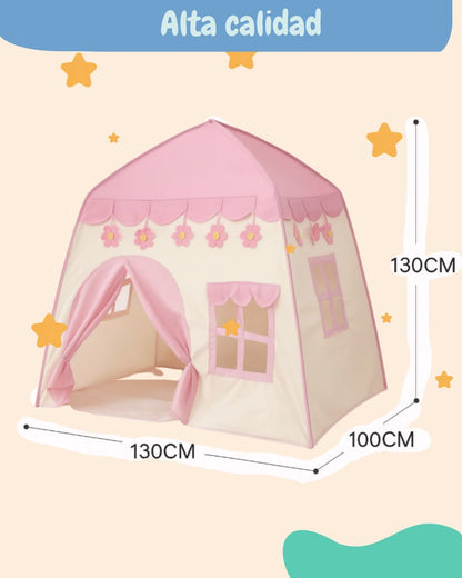 Carpa Infantil 🎪Fantasy House 🏡(Incluye cortinas decorativas)