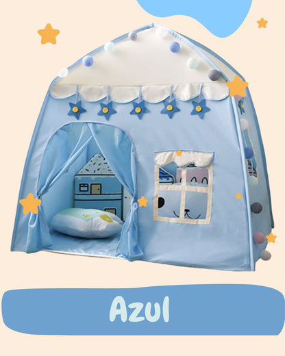 Carpa Infantil 🎪Fantasy House 🏡(Incluye cortinas decorativas)