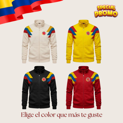 Buzo Colombia Legend 🇨🇴 Edición Retro Exclusiva ⚽(4 colores disponibles)