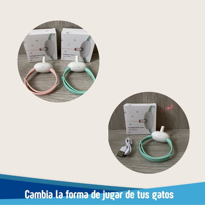 Collar Láser Interactivo para Gatos 🐱  CatLaser Pro™ ✨ (Cuello ajustable)