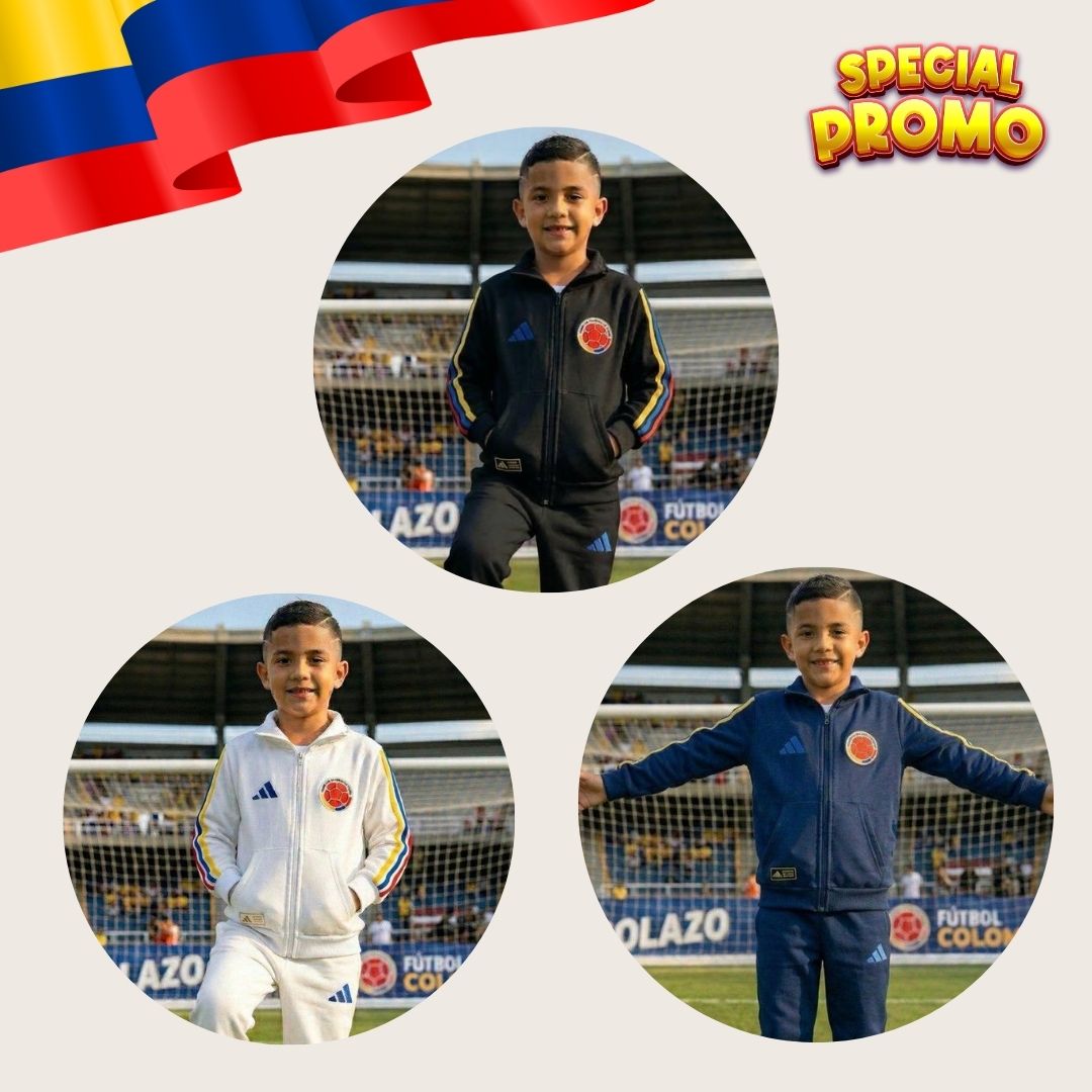 Sudadera Kids COL 🥅 Futuro Goleador ⚽ (Disponible en 3 colores)