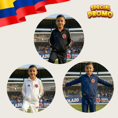 Sudadera Kids COL 🥅 Futuro Goleador ⚽ (Disponible en 3 colores)