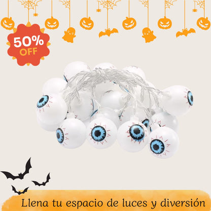 Guirnalda de Luces Halloween 🎃Fun Lights 👁️(2 Diseños Disponibles)