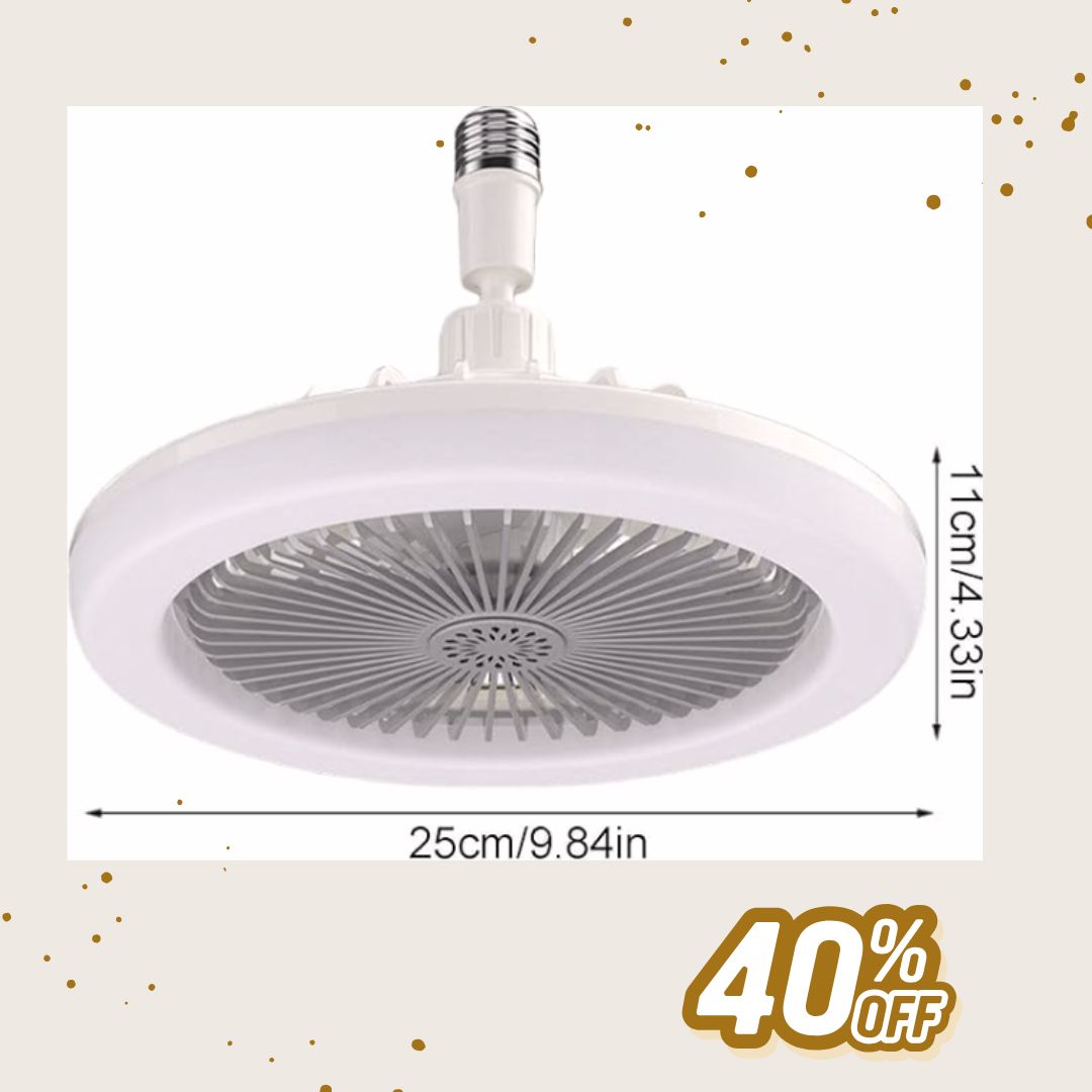 Ventilador Luz LED 2 en 1 💡EcoLight Air ✨ (Eficiente y silencioso)