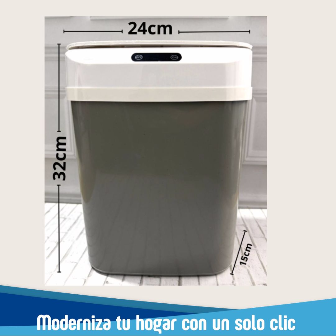 Papelera Inteligente TouchFree 🗑️ SmartOpen ✨(Apertura Automática Sin Contacto)