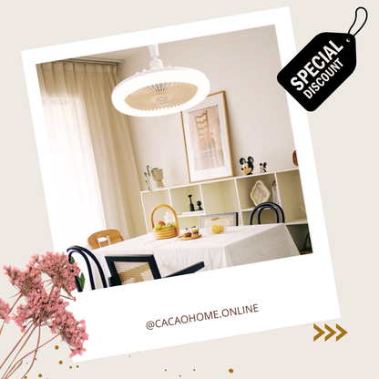 Ventilador Luz LED 2 en 1 💡EcoLight Air ✨ (Eficiente y silencioso)