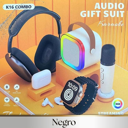 Mega combo importado 5en1 💥TECNO Max 🎧  (Gratis micrófono karaoke)