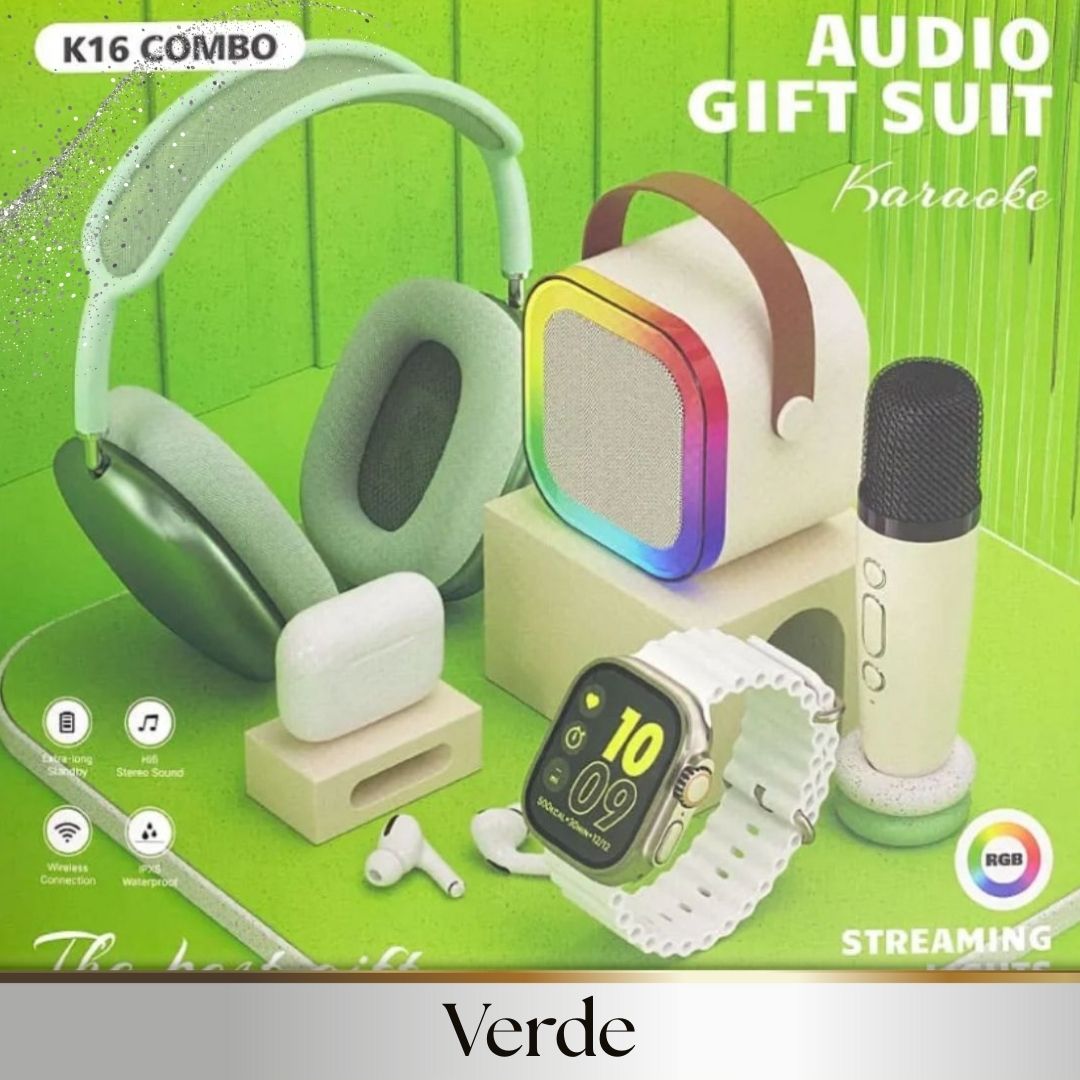 Mega combo importado 5en1 💥TECNO Max 🎧  (Gratis micrófono karaoke)