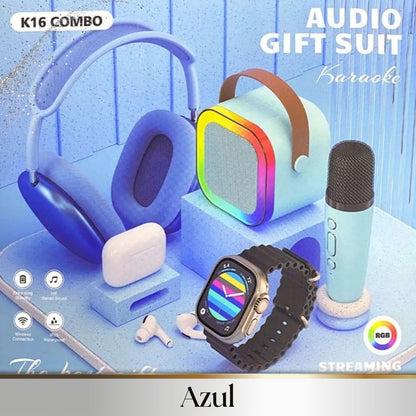 Mega combo importado 5en1 💥TECNO Max 🎧  (Gratis micrófono karaoke)