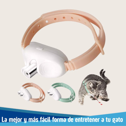 Collar Láser Interactivo para Gatos 🐱  CatLaser Pro™ ✨ (Cuello ajustable)