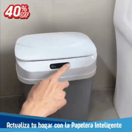 Papelera Inteligente TouchFree 🗑️ SmartOpen ✨(Apertura Automática Sin Contacto)