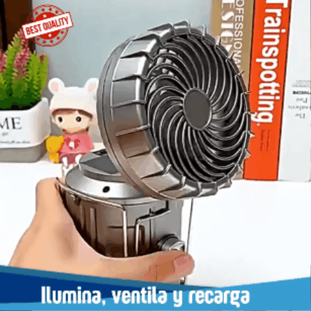 Lámpara Ventilador Lumix 3 en 1 ⭐