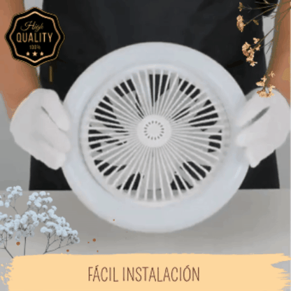 Ventilador Luz LED 2 en 1 💡EcoLight Air ✨ (Eficiente y silencioso)