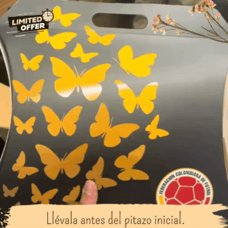 Camiseta Tricolor Colombia ⚽Realismo Mágico🦋 (Edición Especial en Caja Premium)