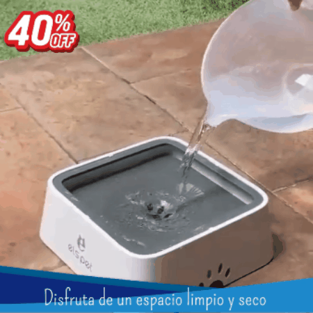 Bebedero Premium Cero Derrames 💧CleanPet🐾 (Adiós al Desorden Diario)